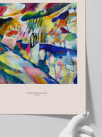 Kandinsky Landscape with Rain - Art Print