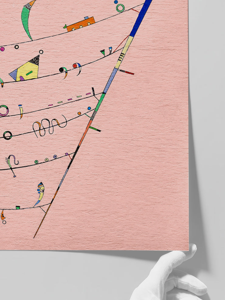 Kandinsky Little Accents - Art Print  Poster