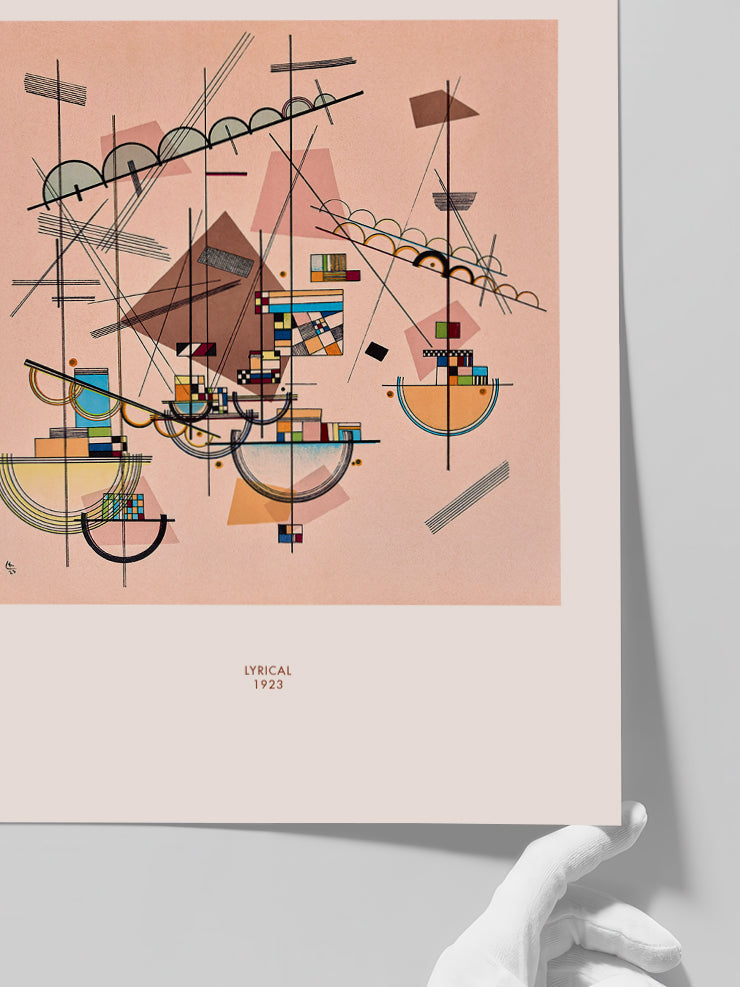 Kandinsky Lyrical - Art Print  Poster