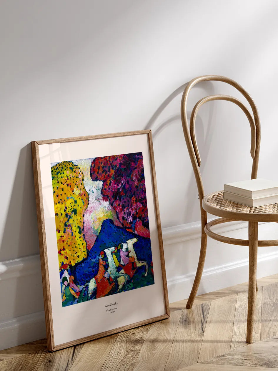 Kandinsky Blue Mountain - Art Print