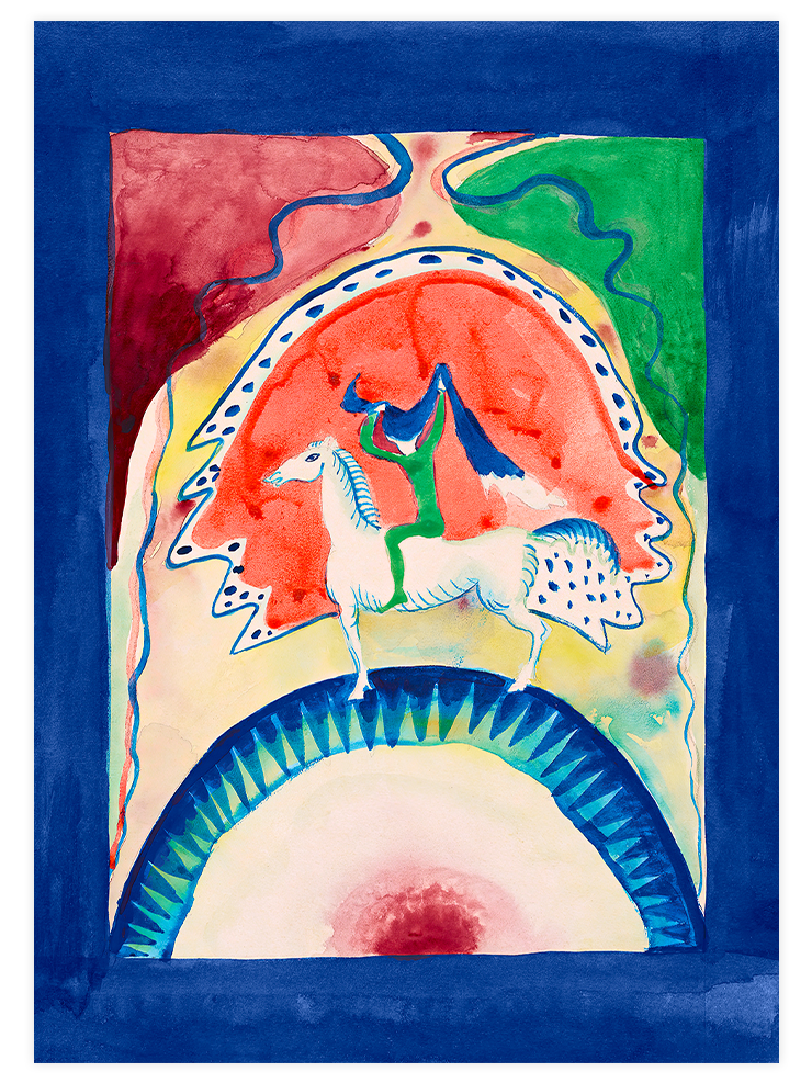 Kandinsky The Blue Rider - Art Print Ürün ana görseli