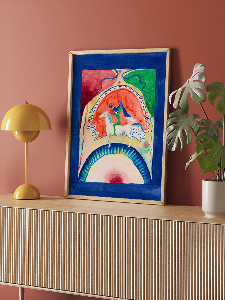 Kandinsky The Blue Rider - Art Print Ürün ikincil görseli