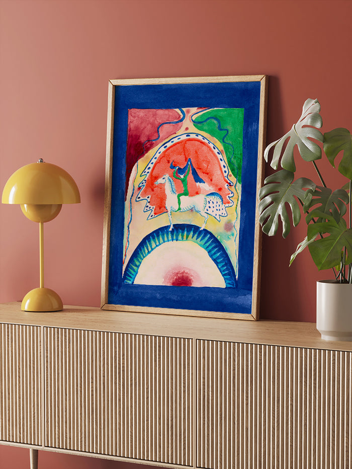 Kandinsky The Blue Rider - Art Print  Poster