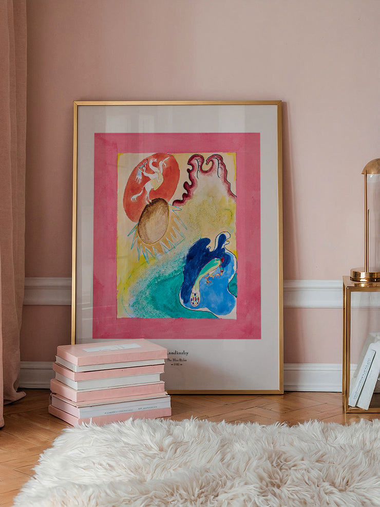 Kandinsky Mavi Süvari VI - Art Print  Poster