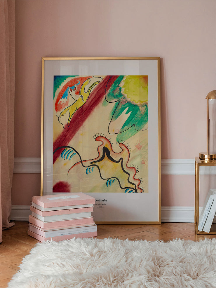 Kandinsky The Blue Rider - Art Print Ürün ikincil görseli