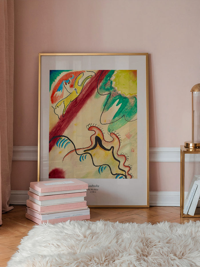 Kandinsky The Blue Rider - Art Print  Poster