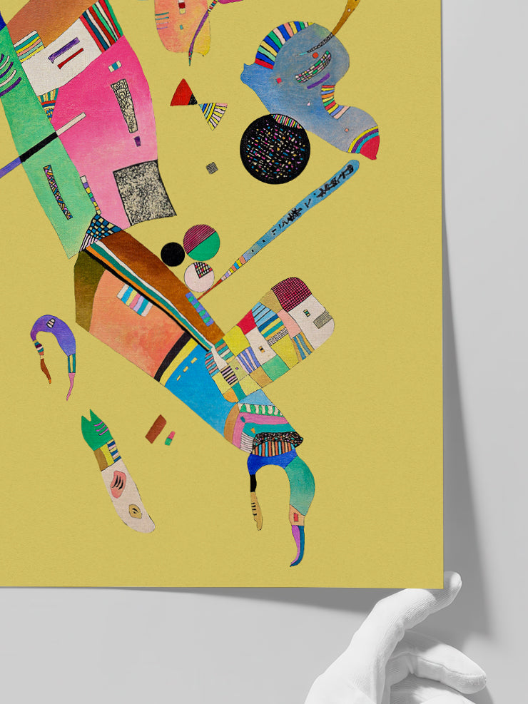 Kandinsky Moderation - Art Print  Poster