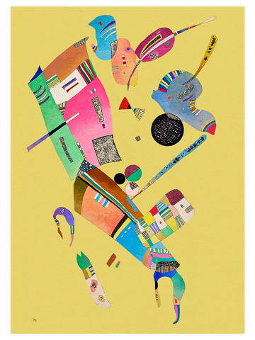 Kandinsky Moderation - Art Print