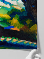 Kandinsky Murnau View with Railway and Castle - Art Print