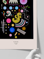 Kandinsky Noir Bigarré - Art Print