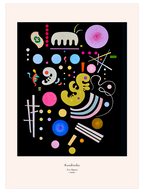 Kandinsky Noir Bigarré - Art Print