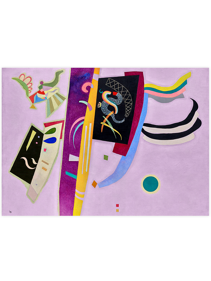 Kandinsky Orange Violet - Art Print Ürün ana görseli