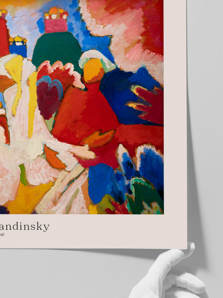 Kandinsky Oriental - Art Print  Poster
