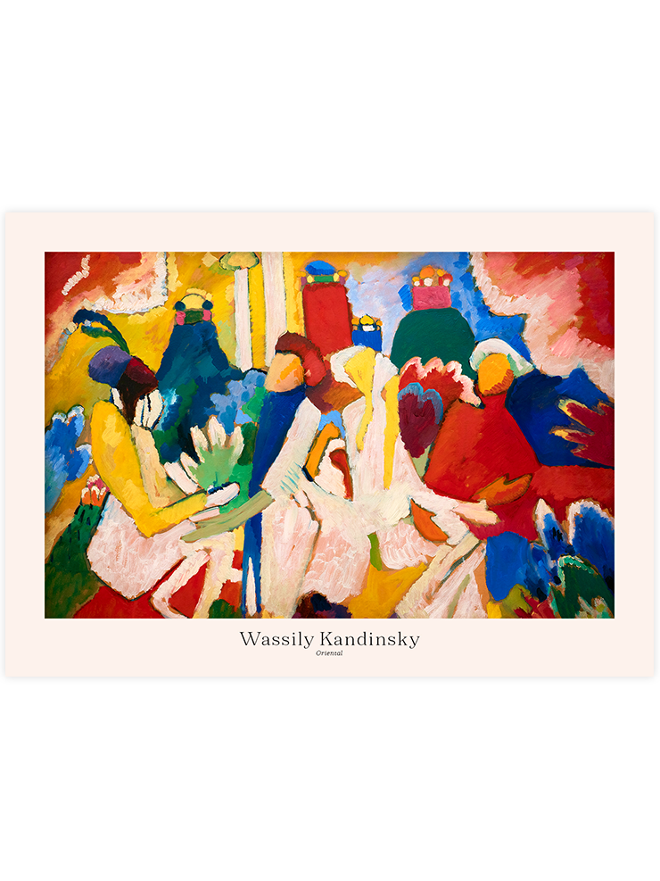 Kandinsky Oriental - Art Print Ürün ana görseli
