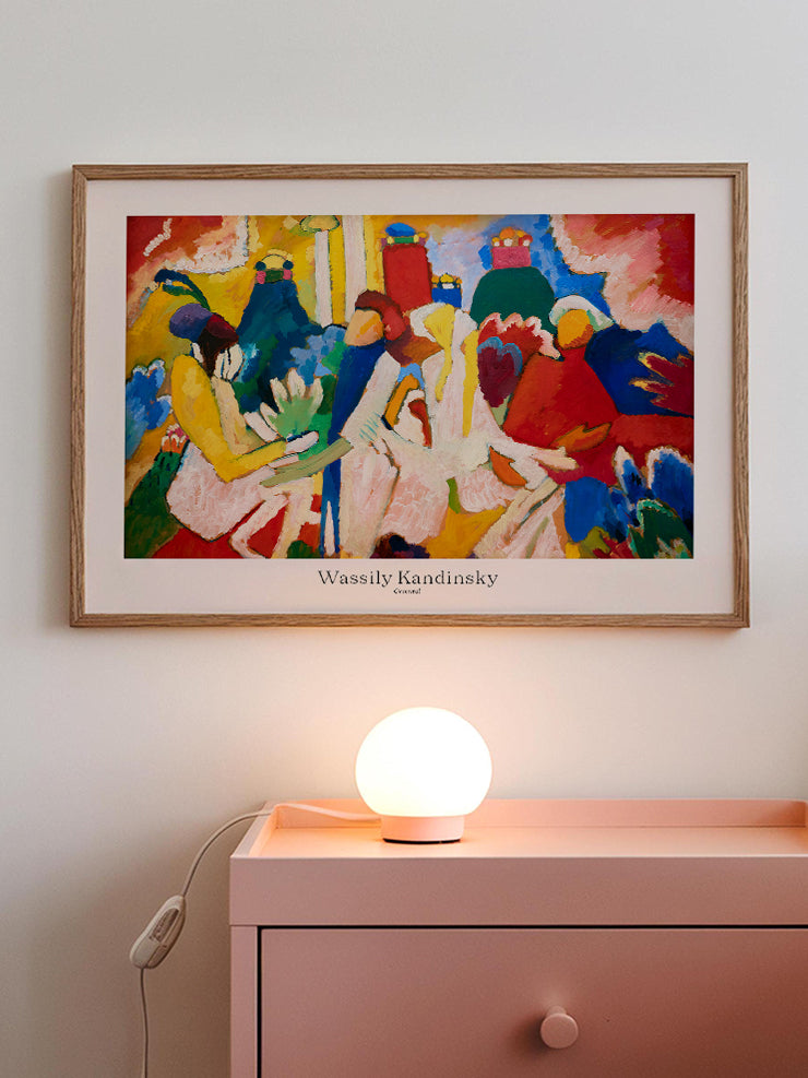 Kandinsky Oriental - Art Print  Poster