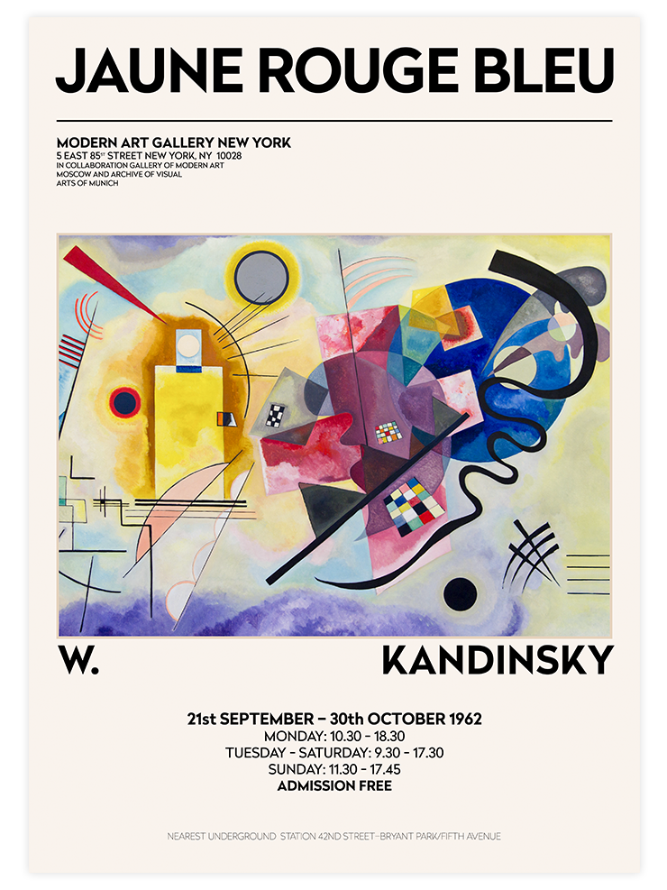 Kandinsky Afiş N13 - Art Print Ürün ana görseli
