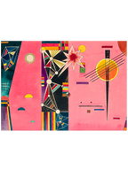 Wassily Kandinsky Red Rose - Art Print