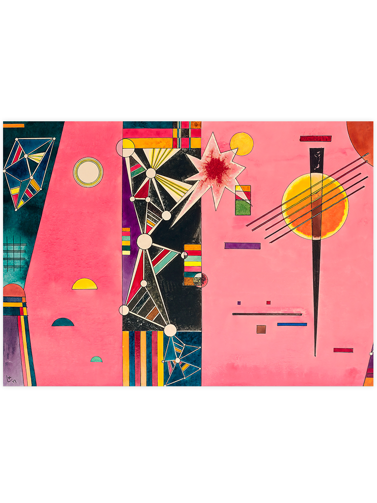 Wassily Kandinsky Red Rose - Art Print