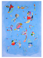 Wassily Kandinsky Sky Blue - Art Print