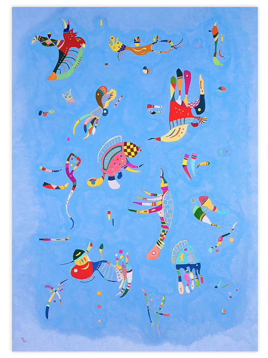Wassily Kandinsky Sky Blue - Art Print
