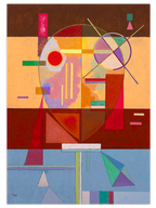 Kandinsky Disintegrated Tension - Art Print