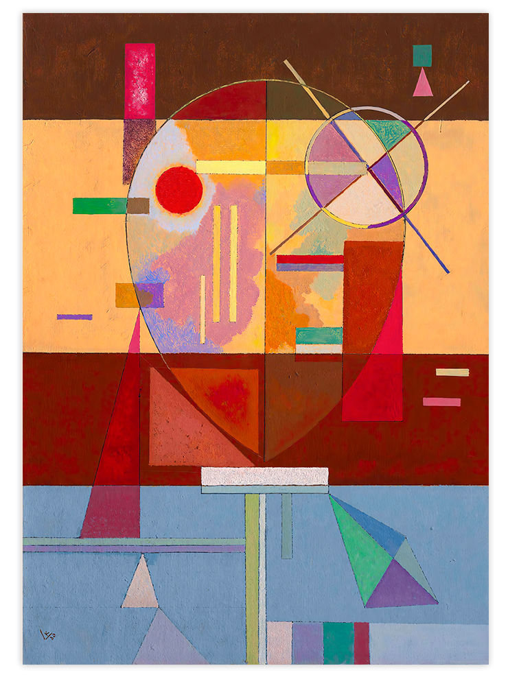 Kandinsky Disintegrated Tension - Art Print