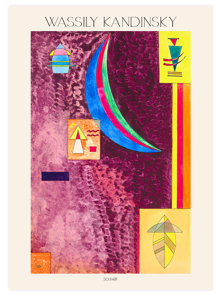 Kandinsky Scharf - Art Print