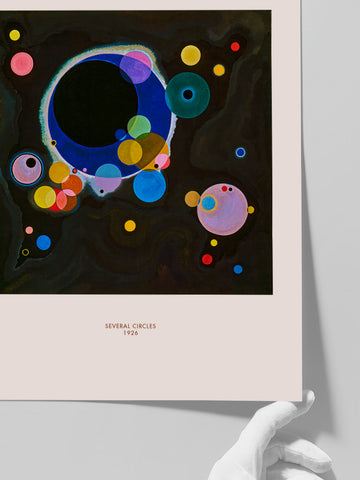 Kandinsky Several Circles - Art Print