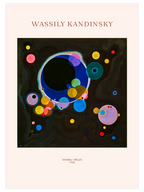 Kandinsky Several Circles - Art Print