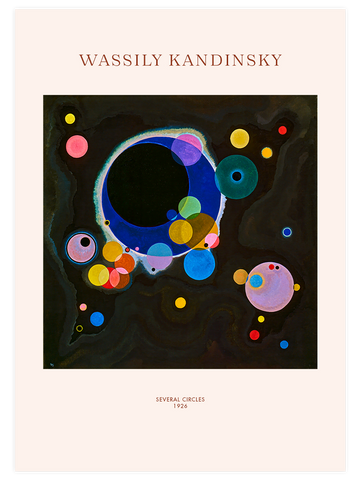 Kandinsky Several Circles - Art Print