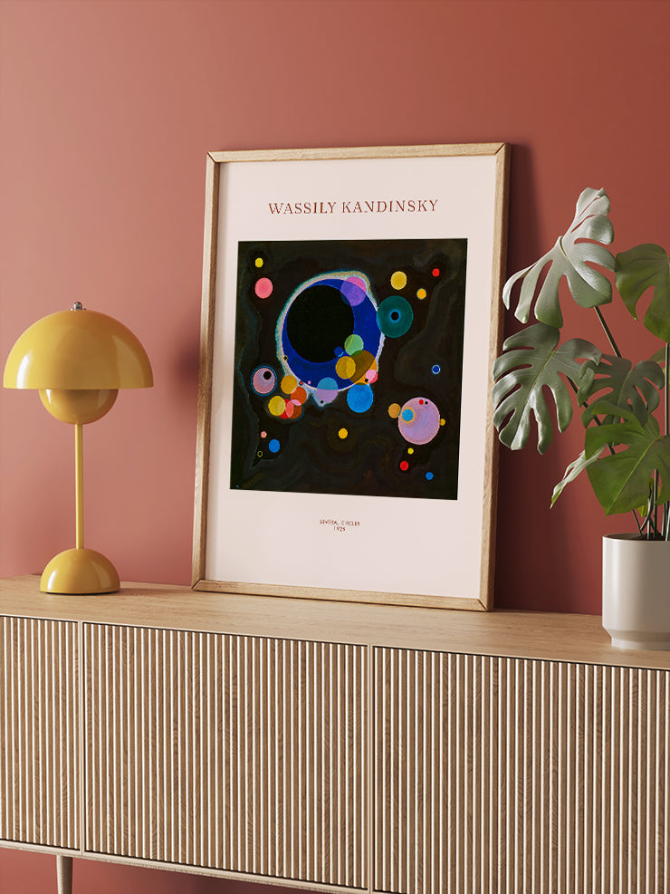 Kandinsky Several Circles - Art Print