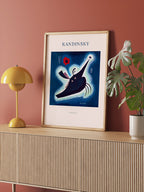 Kandinsky Sivri Siyah - Art Print