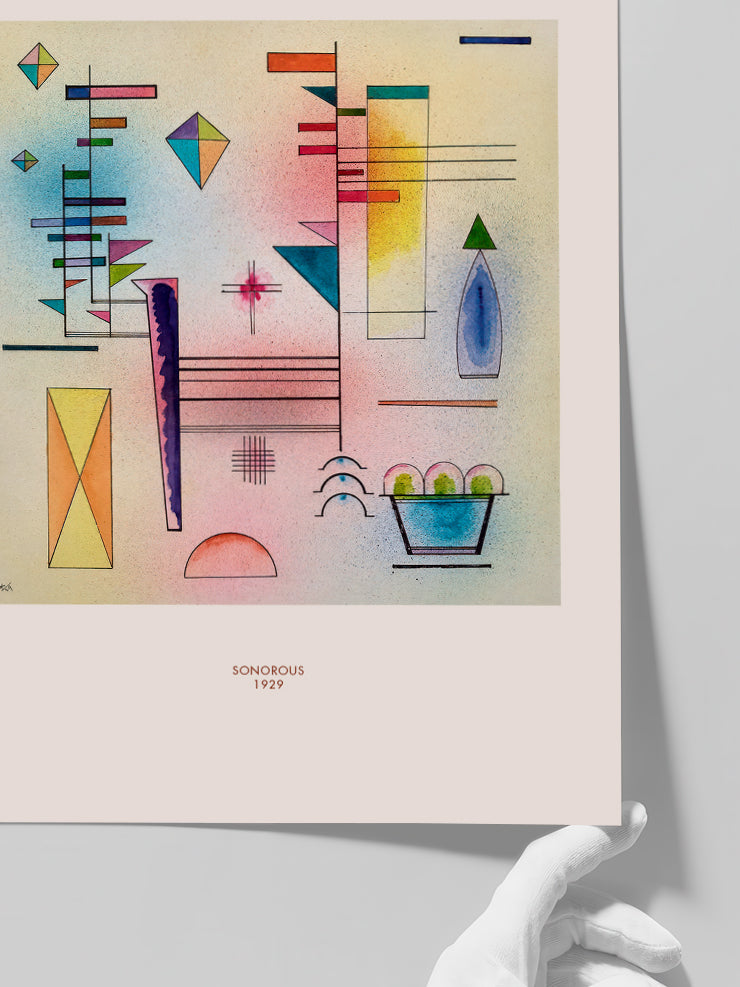 Kandinsky Sonorous - Art Print  Poster