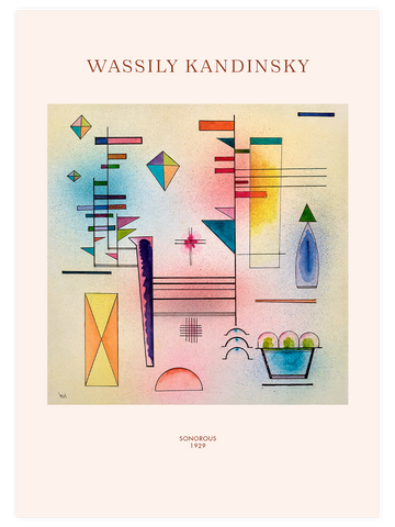 Kandinsky Sonorous - Art Print