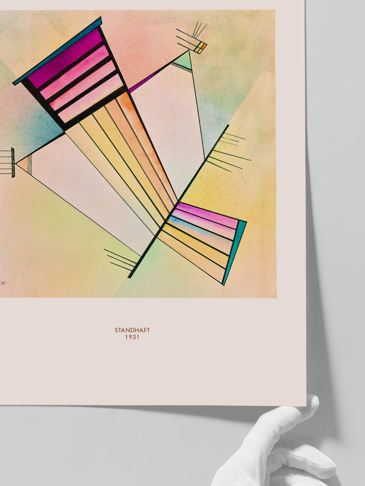 Kandinsky Standhaft - Art Print  Poster