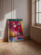 Wassily Kandinsky Heavy Red - Art Print