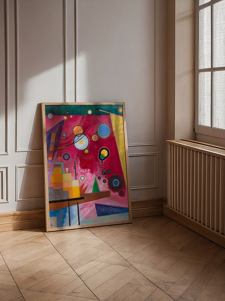 Wassily Kandinsky Heavy Red - Art Print