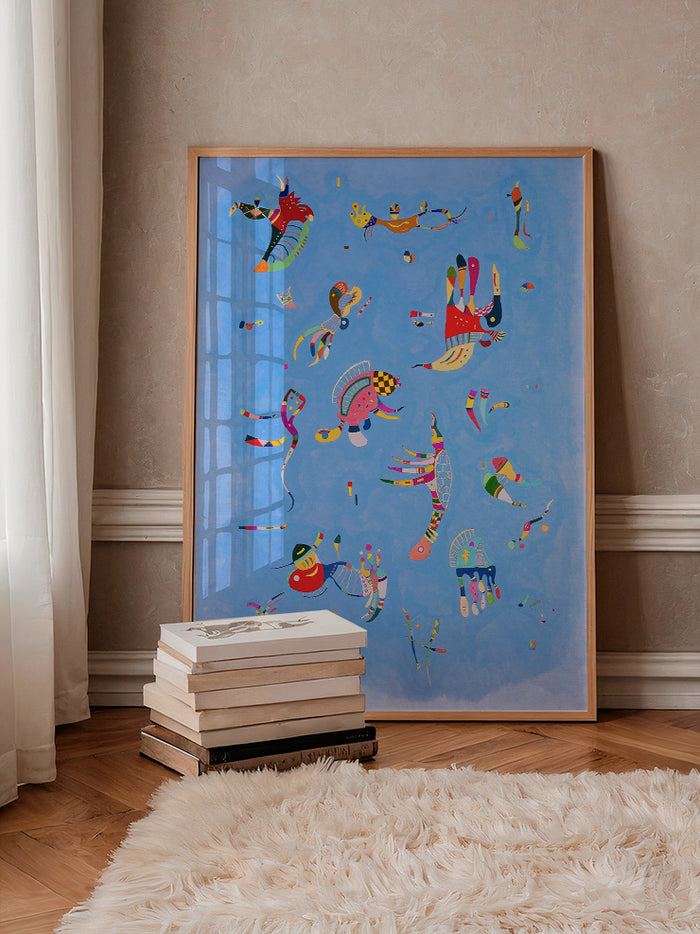 Wassily Kandinsky Sky Blue - Art Print  Poster