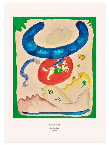 Kandinsky Mavi Süvari - Art Print