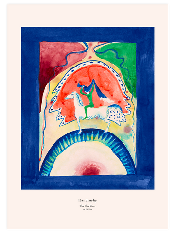 Kandinsky The Blue Rider - Art Print