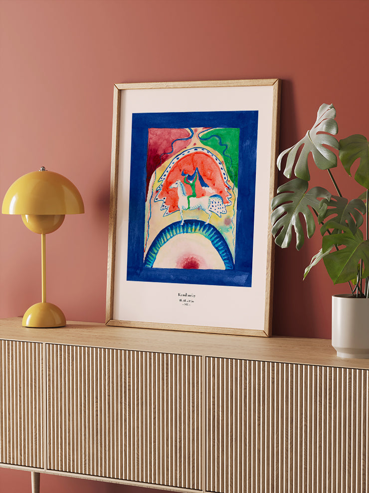 Kandinsky The Blue Rider - Art Print Ürün ikincil görseli