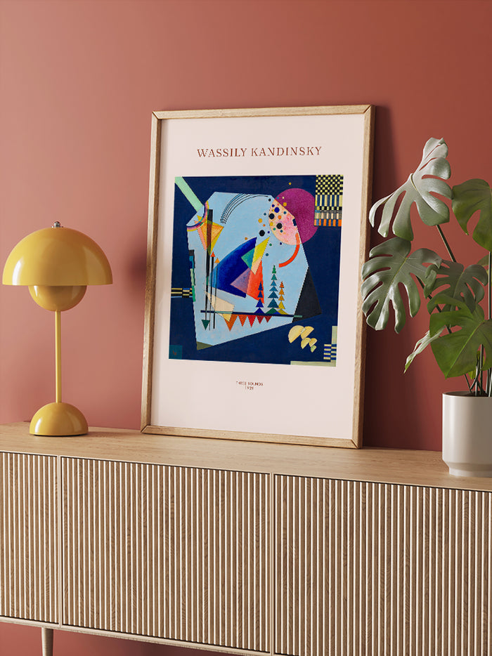 Kandinsky Three Sounds - Art Print  Poster