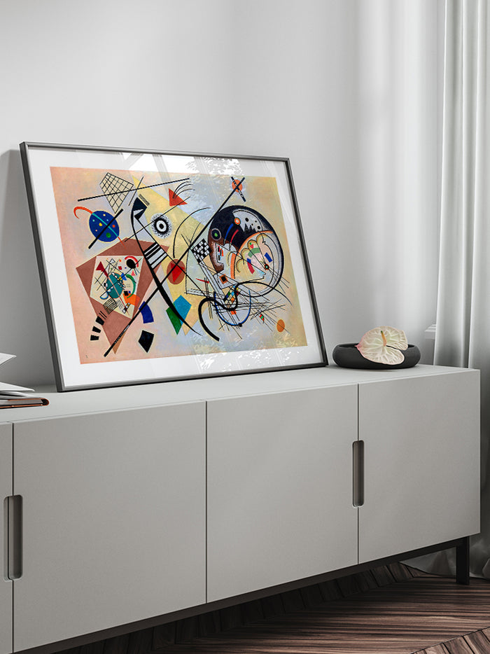 Kandinsky Transverse Line - Art Print  Poster