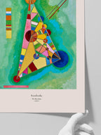 Kandinsky Variegation In The Triangle - Art Print