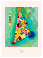 Kandinsky Variegation In The Triangle - Art Print