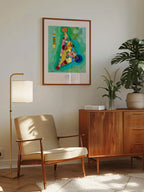 Kandinsky Variegation In The Triangle - Art Print