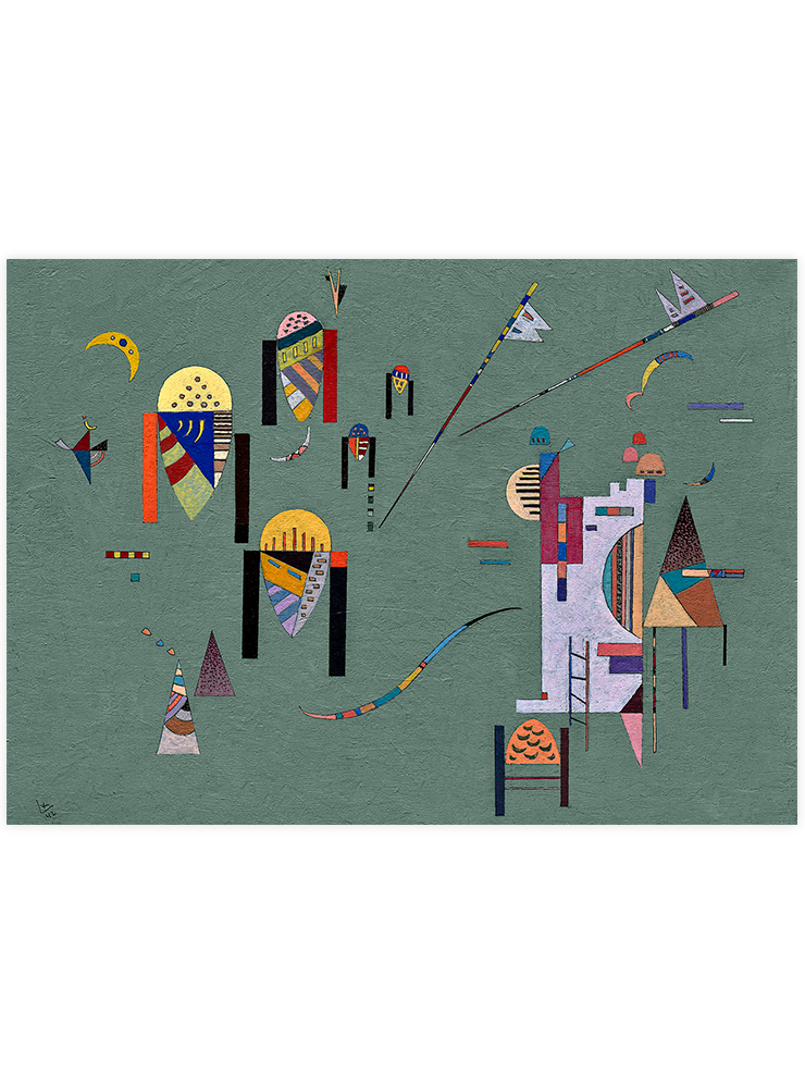 Kandinsky Vertical Accents - Art Print