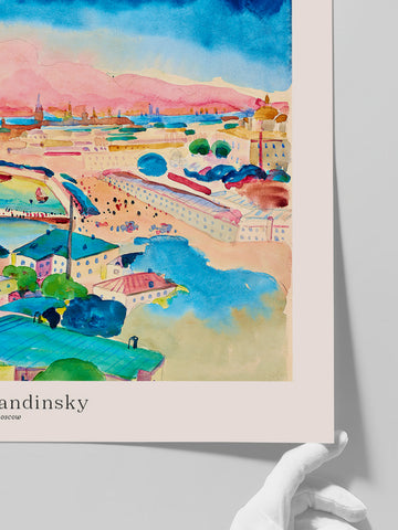 Kandinsky View of Moscow - Art Print