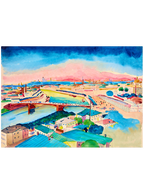 Kandinsky Moskova Manzarası - Art Print