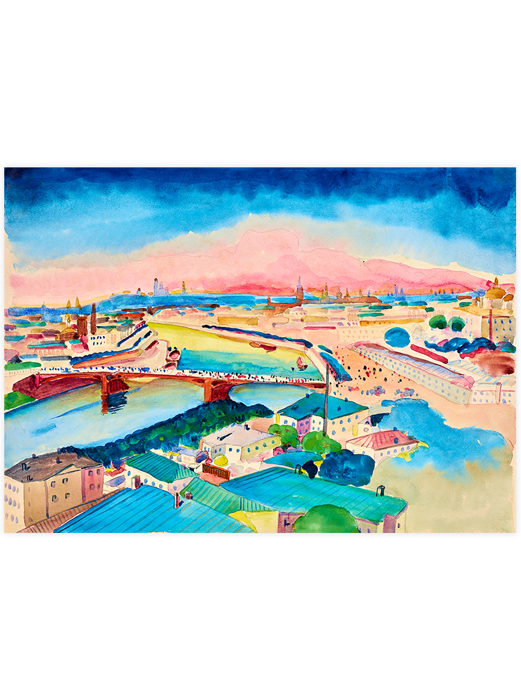 Kandinsky Moskova Manzarası - Art Print